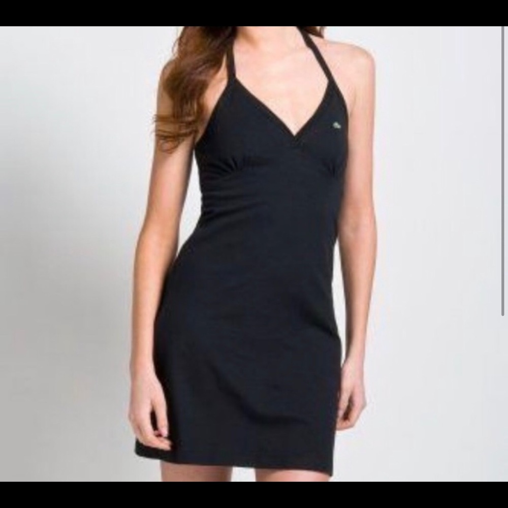 NWOT Lacoste Pique Halter Dress